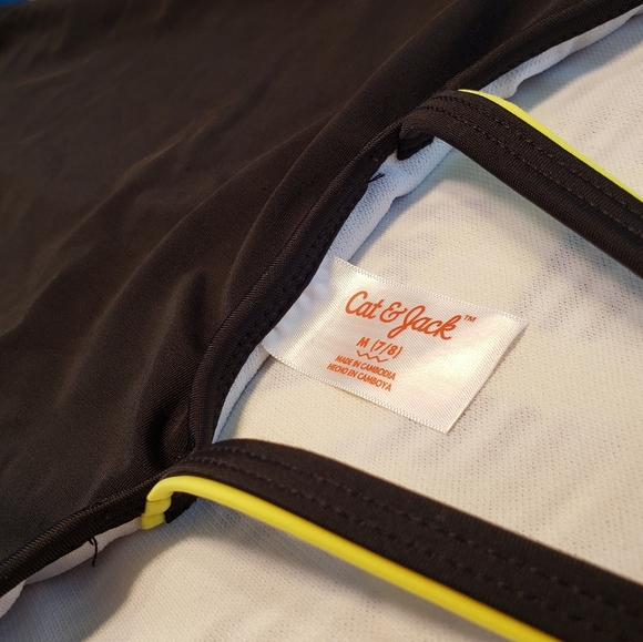 Cat & Jack sunshine One Piece Swimsuit - Picture 4 of 4